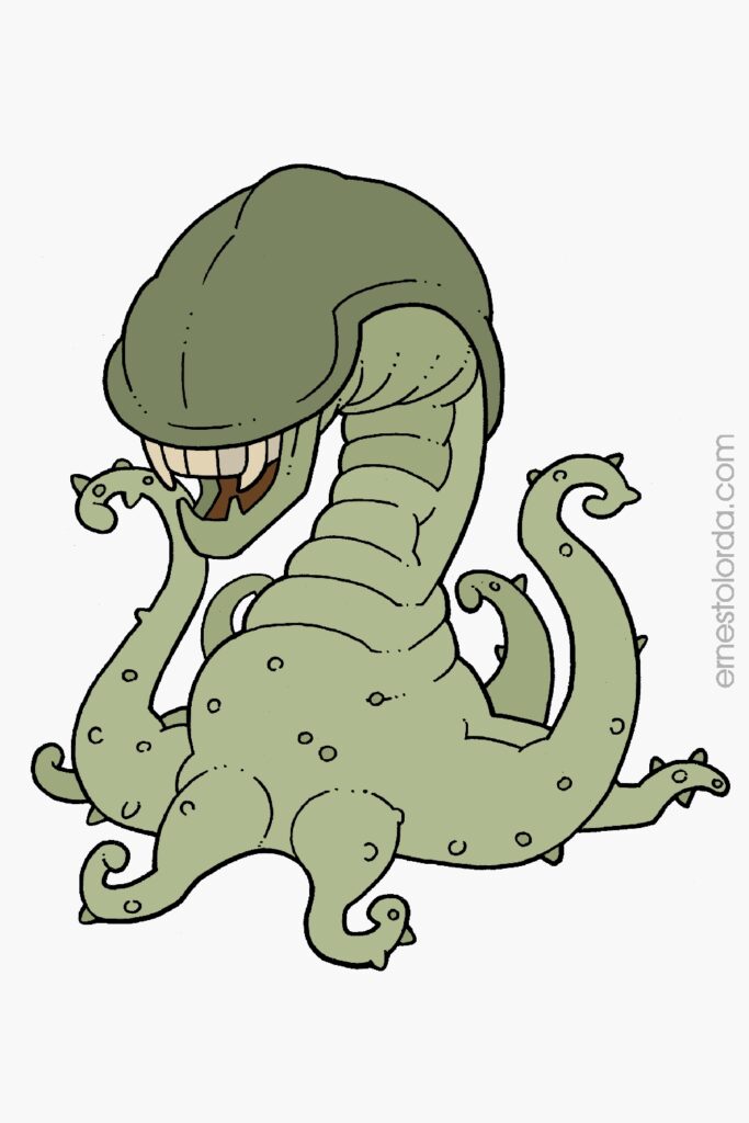 Extraterrestre de los tipos xenomorfos