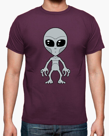 Camisetas de aliens grises