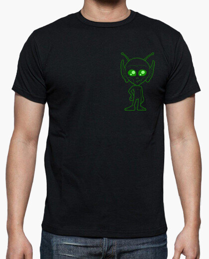 camiseta de hombre marcianito
