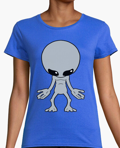 Camisetas de extraterrestre que se mira