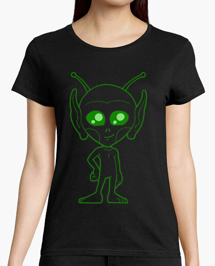 Camiseta de mujer con marciano