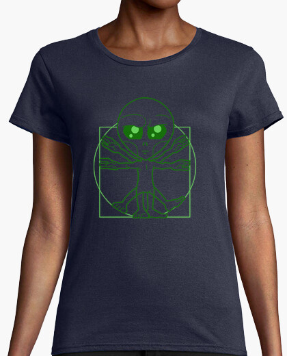 camiseta de extraterrestre de Vitruvio