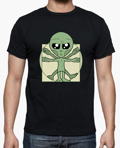 Camisetas de alien de vitruvio