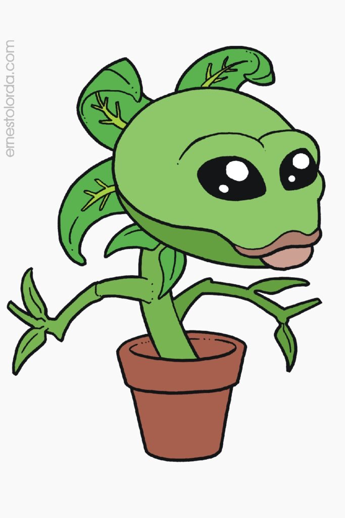 Extraterrestre del tipo de los Fitomorfos