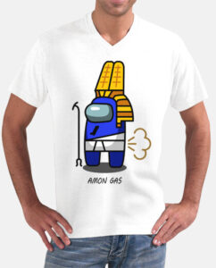 Camiseta parodia de Among Us