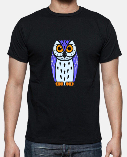 Camisetas-de-Buho estampado